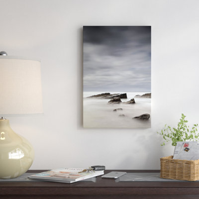«Rocks in Mist I», reproduction de photo sur toile