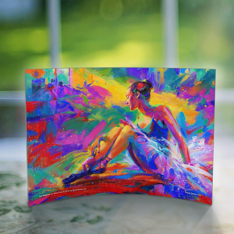 Mélange de Cota la ballerine, impression acrylique incurvée