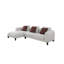 Canapé modulaire en tweed avec 3 coussins Mardi
