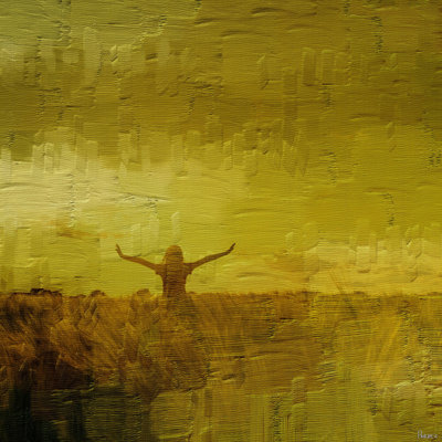 « freedom » par parvez taj,-impression sur toile tendue