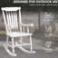 Fauteuil à bascule White Garden