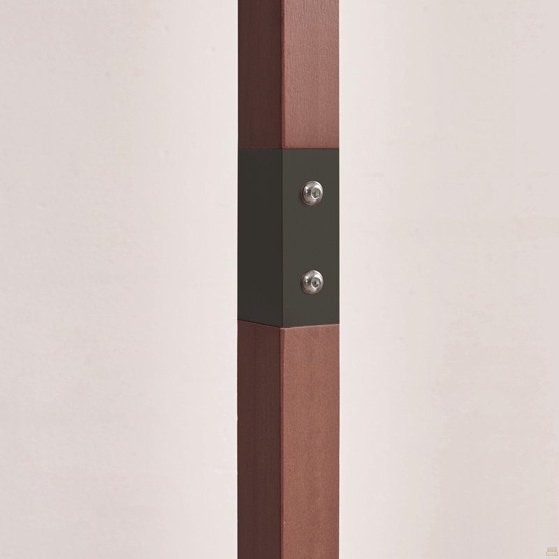 Portemanteau autoportant en bois massif avec roulettes et panier de rangement 19,68 po x 15,75 po x 70,87 po