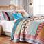 Ensemble de courtepointe 2 pièces Greenland Home Fashions Thalia Tango 68 x 88 + 20 x 26-762922083-700152624