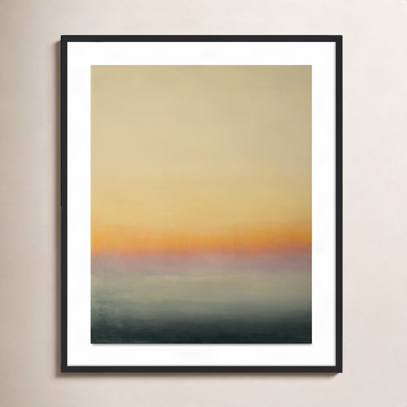 Risk by Ericka Wolf - Painting Print, 40" H x 33" W x 2.5" D, Black