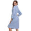 Robart Waffle Above Knee Bathrobe-223364682-223364786