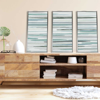 Wind and Water I by Susan Jill - 3 Piece Floater Frame Print on Canvas -  Picture Perfect International, 706-7781_1430_3FL