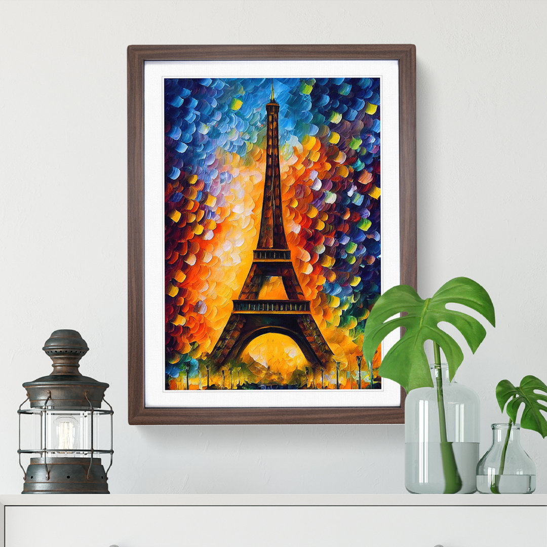 Eiffel Tower In Paris No.2 - Single Picture Frame Print
