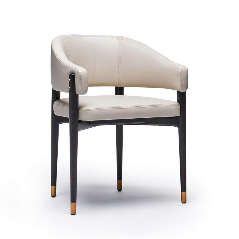 Cheshire Leather Arm Chair, Coffee
