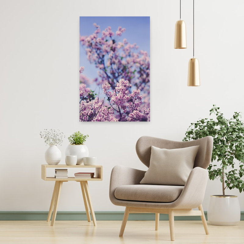Spring Lilac Blooms by Olivia Joy StClaire - Wrapped Canvas Print, 91.44 cm H x 60.96 cm W