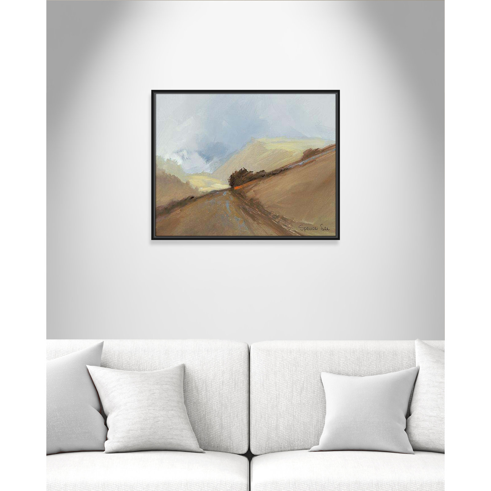 Heaven And Earth II by Spencer Lee, 23.5'' H x 29.5'' W x 2'' D, Black Framed