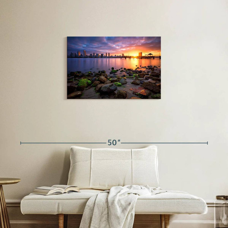 San Diego First Light, 20" H x 30" W