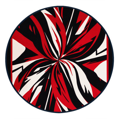 Ember Resonance Rug