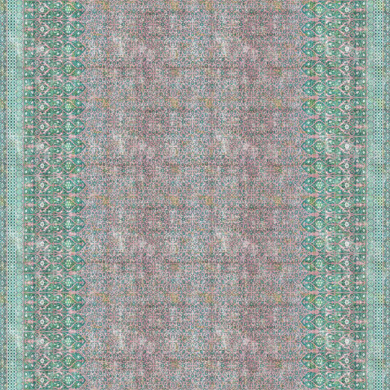 Tissu de repose-pieds imaginaire, Vert