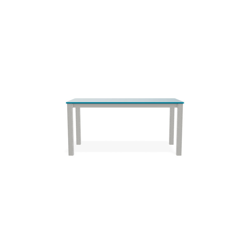 Robinett Outdoor Coffee Table, Aqua PQ0, Textured Snow