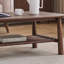 Table basse en bois massif au design rétro et simple-112608852