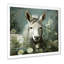 Farmhouse Donkeys Flower Charm II - âne, art mural-406051545-440079083
