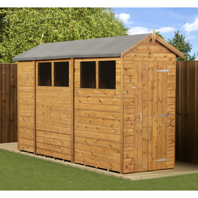 Modular Apex Garden Shed With Windows