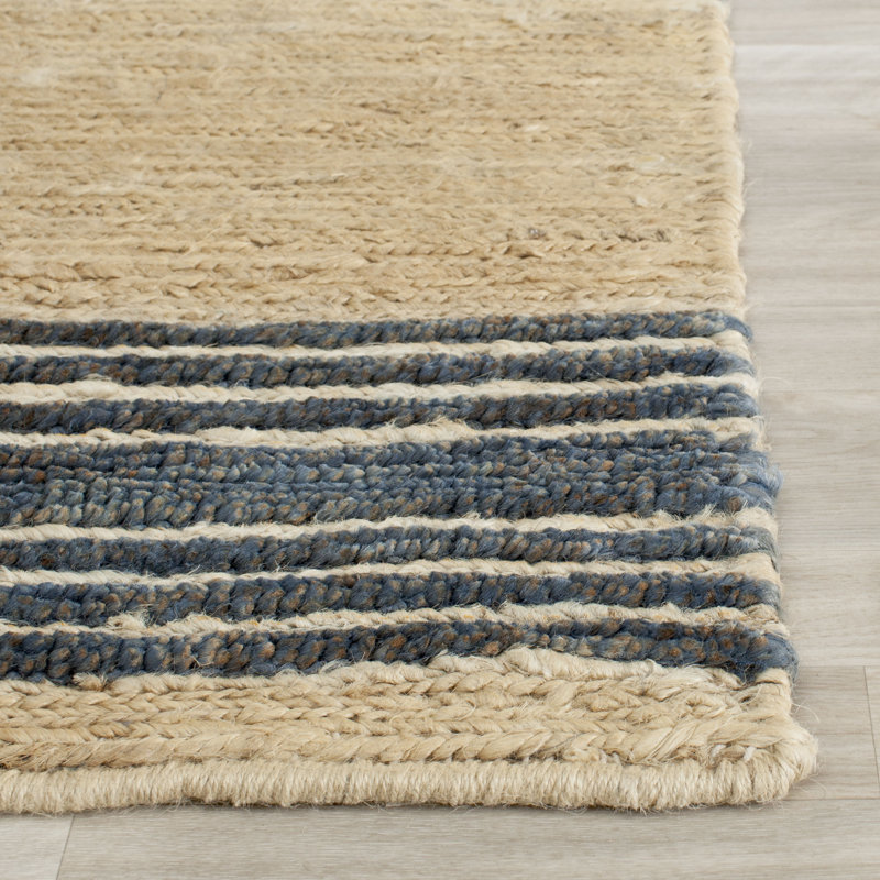 Cutter Striped Hand Woven Area Rug, Rectangle 183 x 274 cm