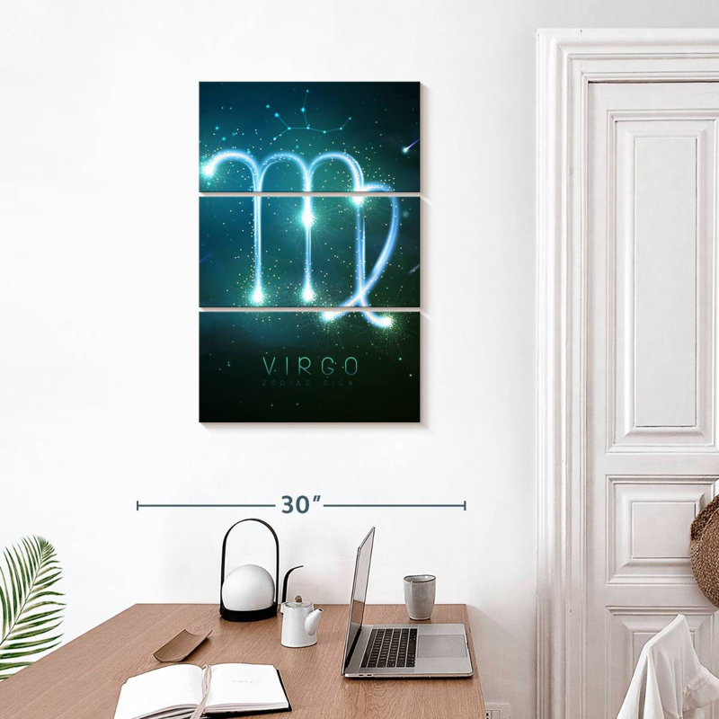 Adella Virgo Sign, 32" H x 20" W