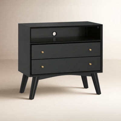 Williams Mahogany Nightstand with Shelf