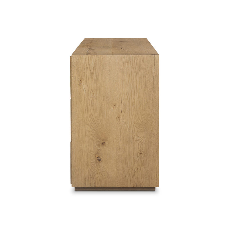 Leo 6 - Drawer Dresser, Rustic Light Natural Oak