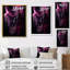 «Pink and Black», impression sur toile-1126447366-1126447365