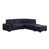 Tissu tissé gris sélectionné