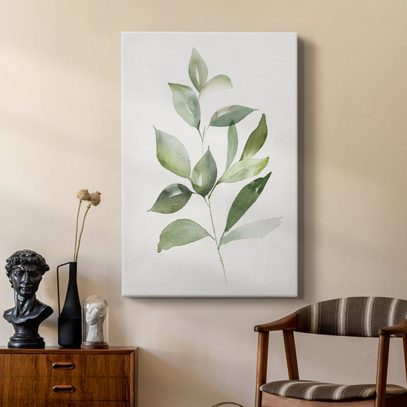 «Fresh Leaf Montage I» - galerie sur mesure, H 12 po x l 8 po