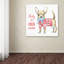 « glamour pup christmas christmas », art sur toile-33405047