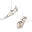 Crystal Bee And Dragonfly Ornament- 4-5 Inches Set Of 6