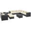 Ensemble modulaire d'extérieur 11 pièces Alleyne-122099107