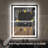 Dokes Super Bright Front & Back LED Lighted Anti-Fog Tempered Glass Bathroom/Vanity Mirror with ETL -1614704153