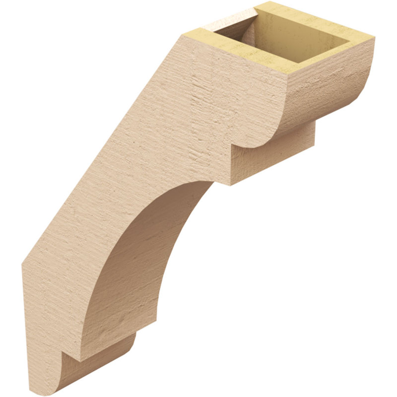 Attelle de genou olympique en cèdre brut TimneThane, H 22 po x l 5 po x P 16 po