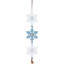 Enseigne de Noël flocons de neige scintillante Joy - 26 po