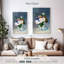Fleurs dans un vase en cristal-132987992