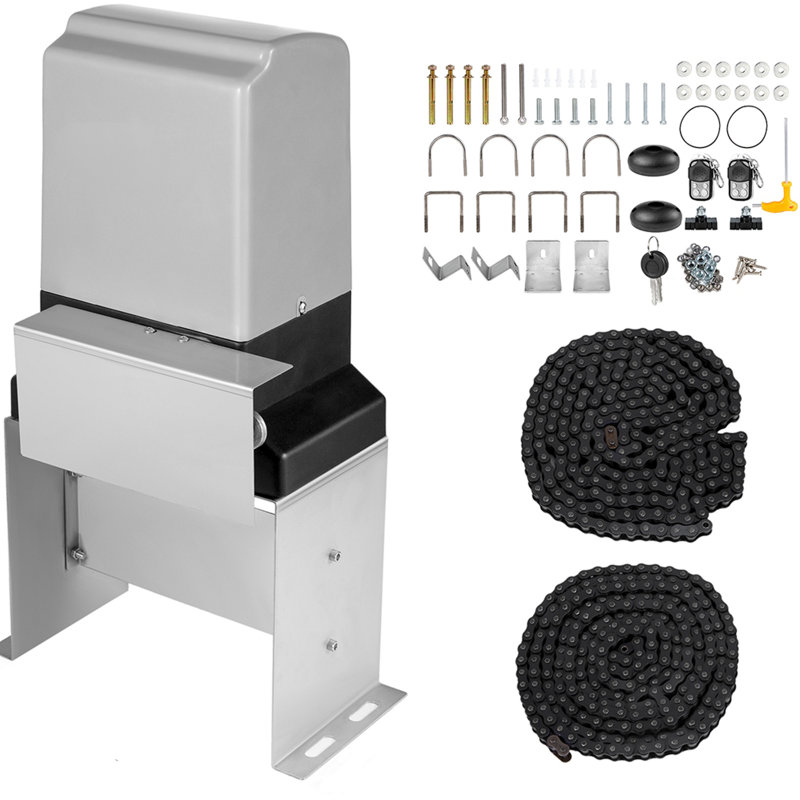 3300lbs Automatic Sliding Gate Opener Driveway Operator Infrared Sensor