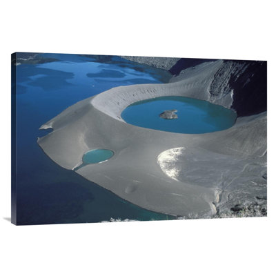 " Cerro Azul Caldera With Lake And Tufa Cone, Galapagos Islands, Ecuador "