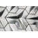3D Arrowhead  Metal Mosaic Wall & Floor Tile