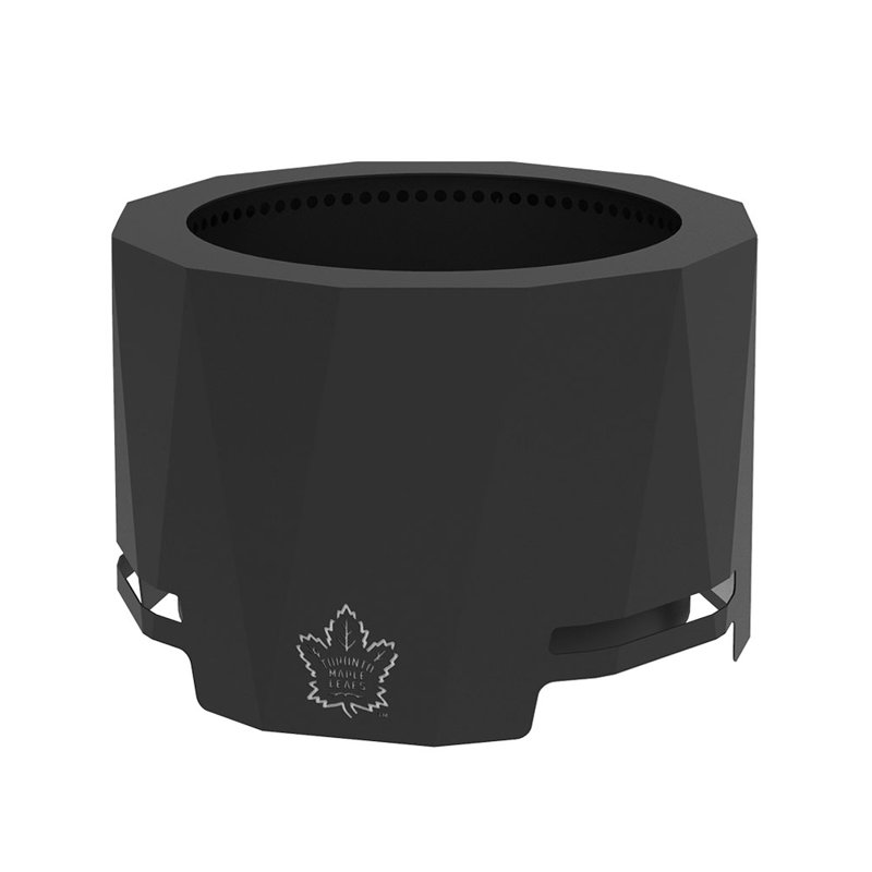 Round Steel Smokeless Fire Pit, Toronto Maple Leafs
