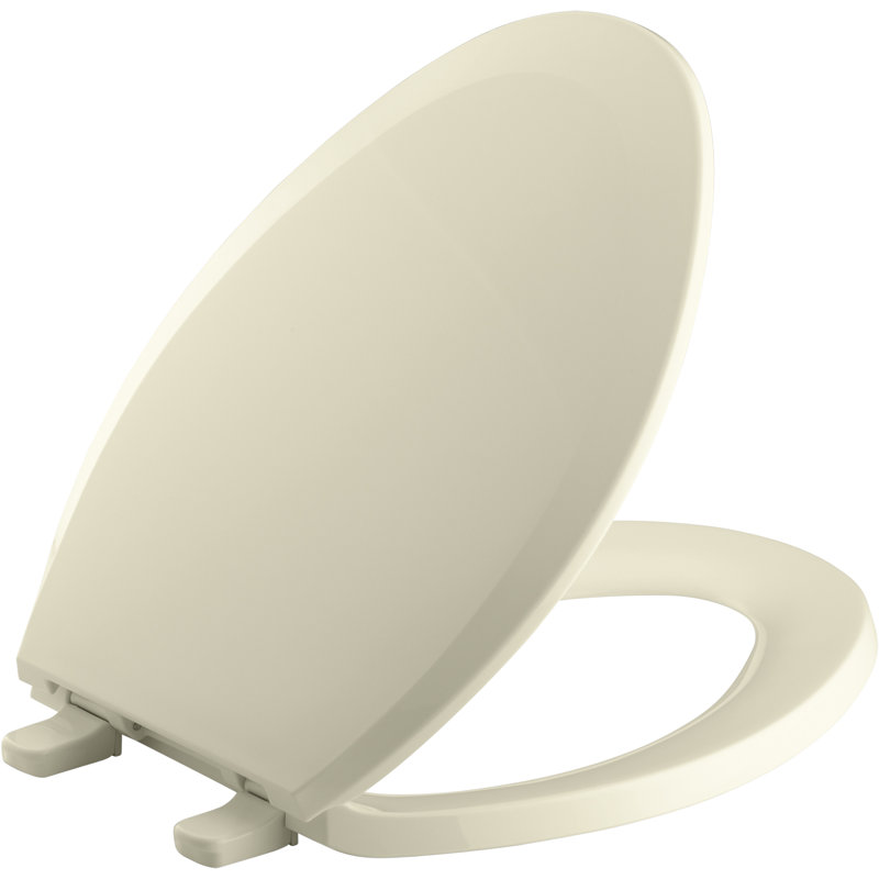 Lustra with Quick-Release Hinges Toilet Seat, Jersey Cream, Elongated
