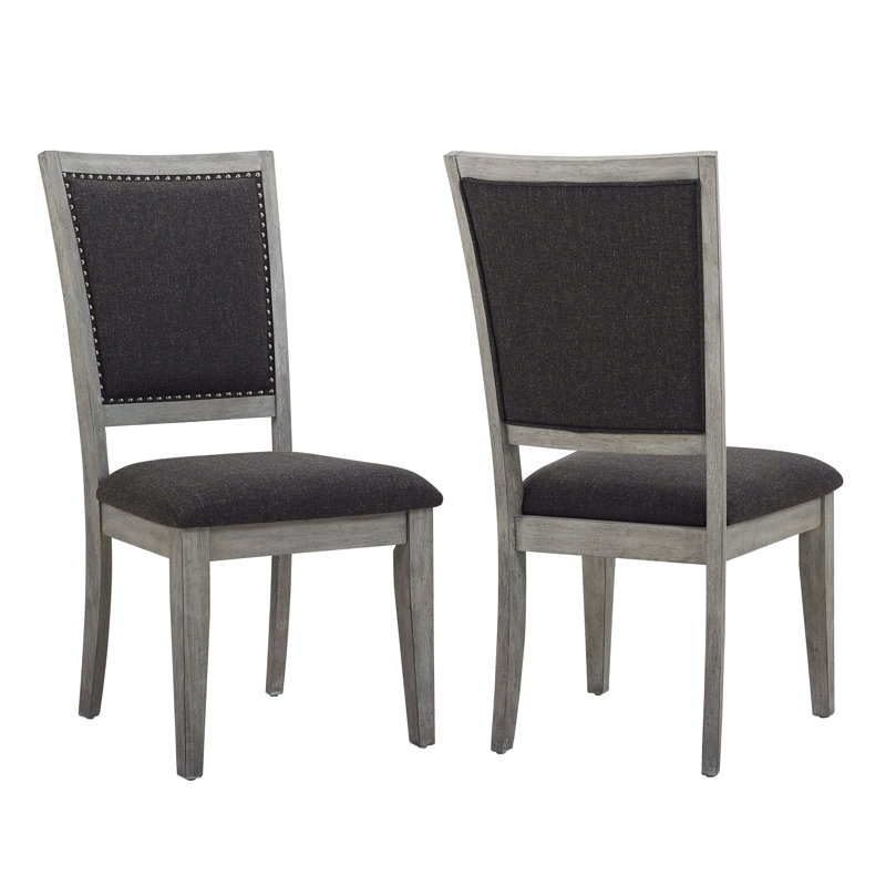 Estaban 18'' H Upholstered Acacia Side Chair