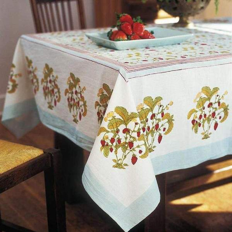 Nappe Aditya, L 106 po x l 71 po, Bleu