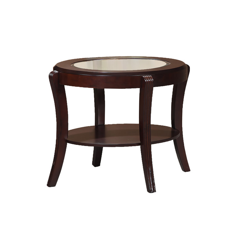 Ayrabella Glass Top End Table