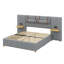 Queen-Sized Upholstered Platform Bed With Two Outlets And USB Ports On Each Side-1350045060