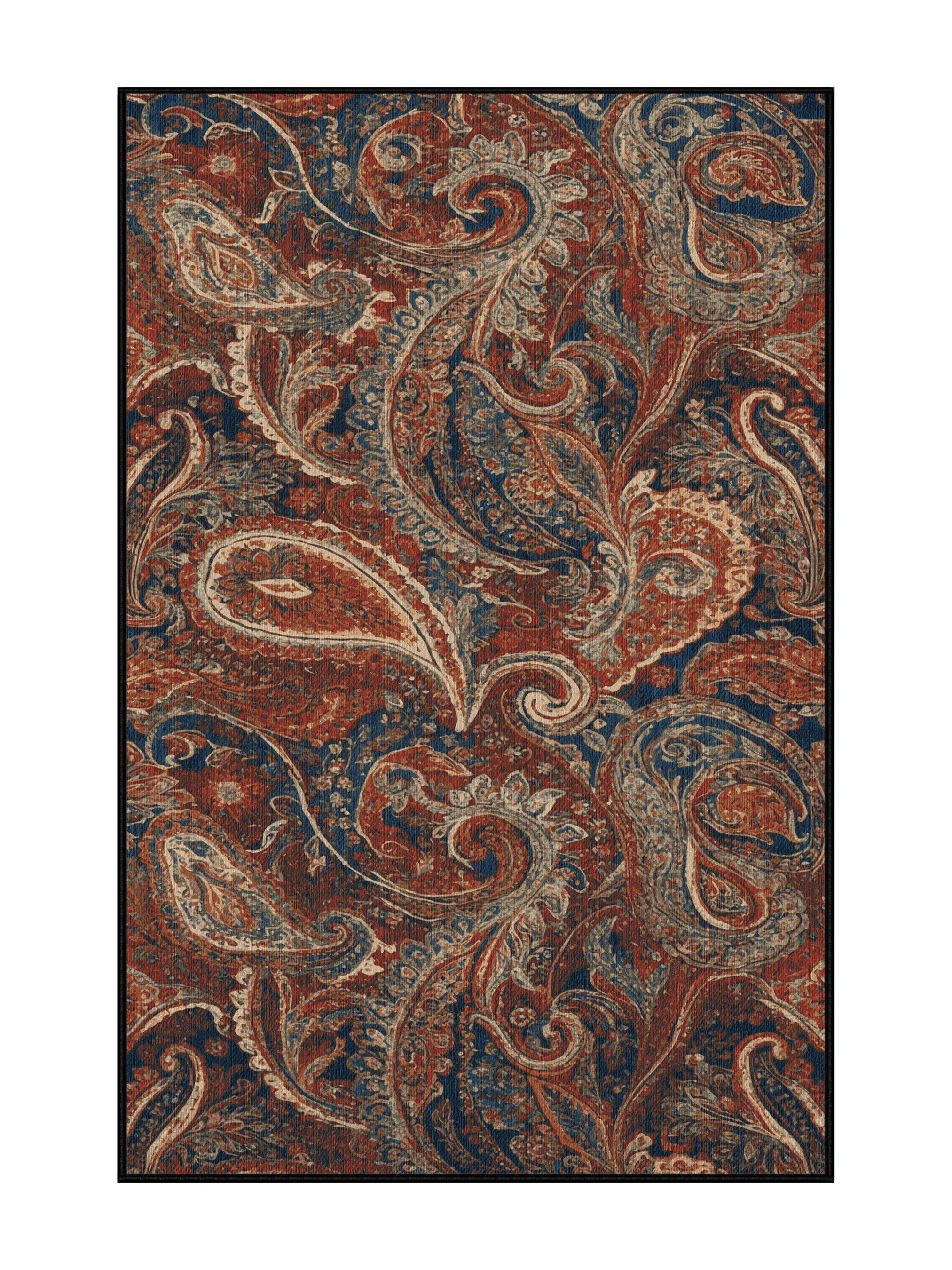 Wildon Home® Washable Paisley Designs Farm Area Rug | Wayfair