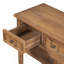 Console étroite, canapé mince avec trois tiroirs de rangement et tablette inférieure pour les espaces compacts-960232488