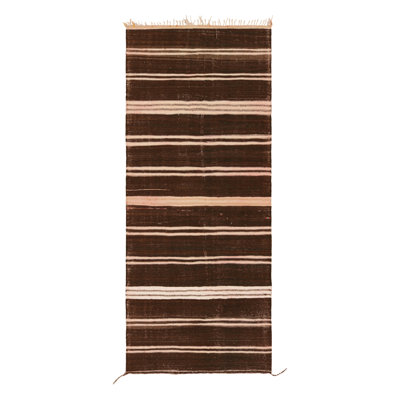 One-of-a-Kind 4'3”x10'8” 1950s Wool Area Rug