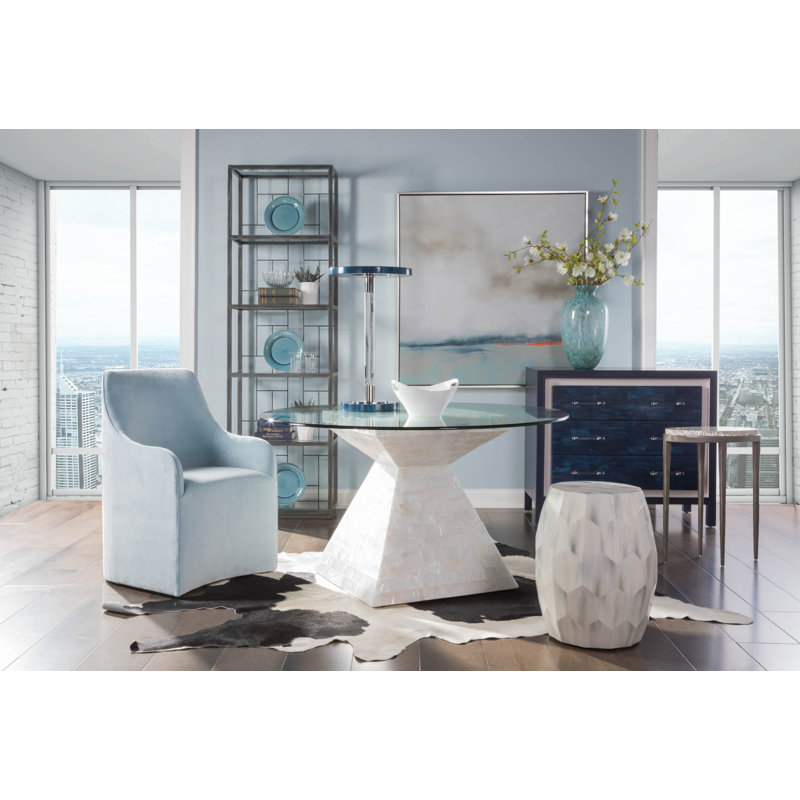Signature Designs Bello Faceted Drum Table