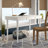 Modern Charboneau Writing Desk – Elegant Solid Wood with Tapered Legs & Soft-Close Drawer for Home-33000777