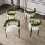 Chaises de salle à manger rembourrées avec pieds en métal Gatlynn